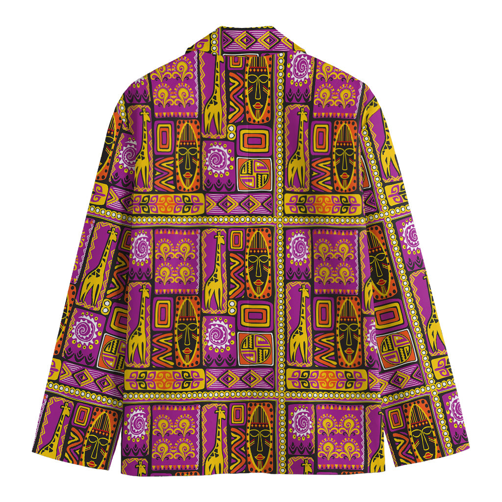 African Ethnic Tribal Inspired Print Men's Blazer