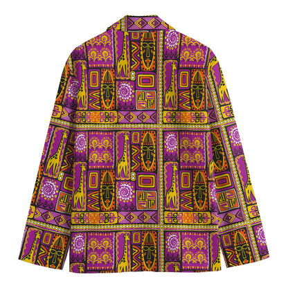 African Ethnic Tribal Inspired Print Men's Blazer