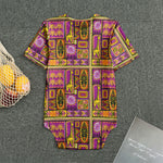 African Ethnic Tribal Inspired Print Men's Bodysuit