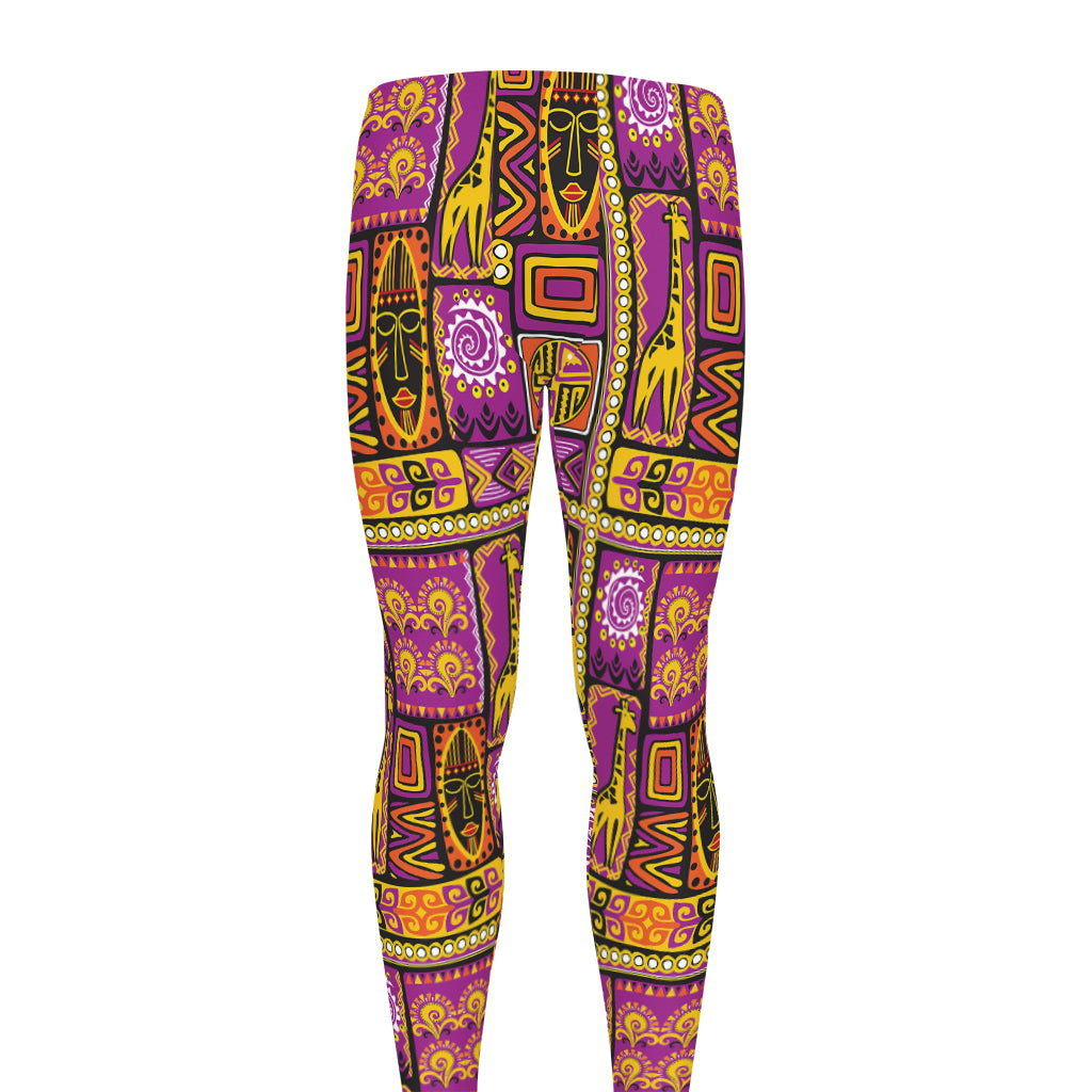 African Ethnic Tribal Inspired Print Men's leggings