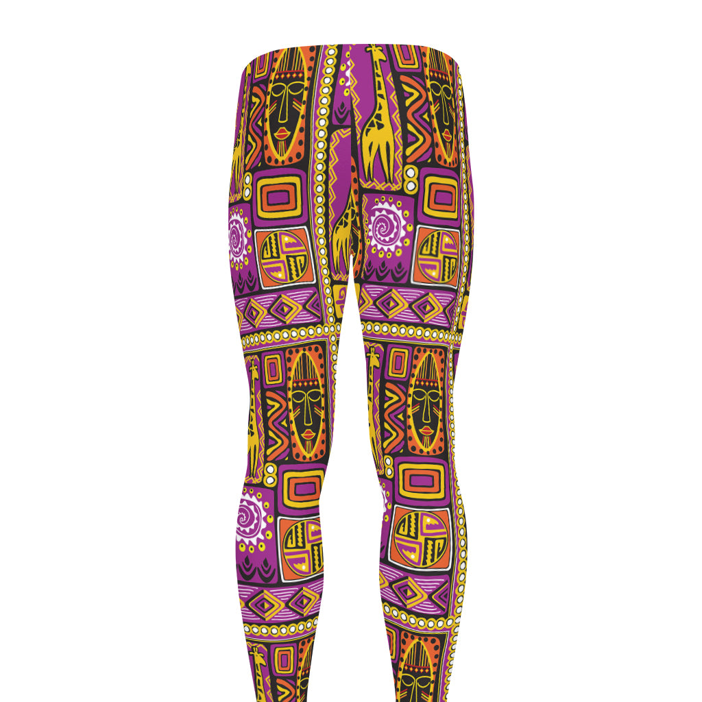 African Ethnic Tribal Inspired Print Men's leggings