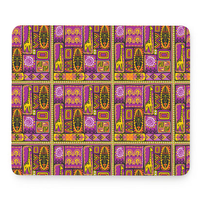 African Ethnic Tribal Inspired Print Mouse Pad