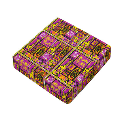 African Ethnic Tribal Inspired Print Outdoor Seat Cushion Cover