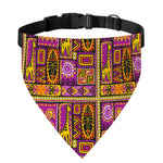 African Ethnic Tribal Inspired Print Over The Collar Dog Bandana