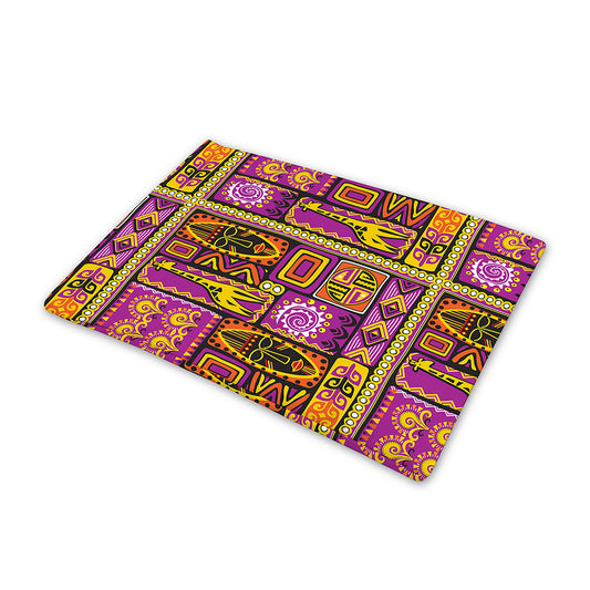 African Ethnic Tribal Inspired Print Pet Cooling Mat Cover
