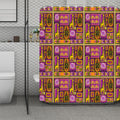 African Ethnic Tribal Inspired Print Polyester Shower Curtain