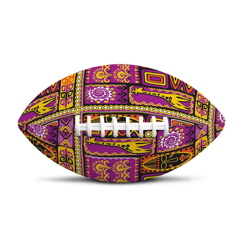 African Ethnic Tribal Inspired Print Rugby Ball