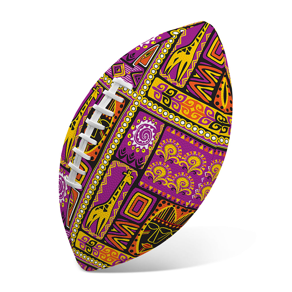 African Ethnic Tribal Inspired Print Rugby Ball