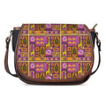 African Ethnic Tribal Inspired Print Saddle Bag