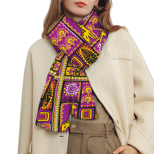 African Ethnic Tribal Inspired Print Scarf