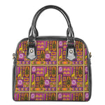 African Ethnic Tribal Inspired Print Shoulder Handbag