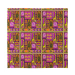 African Ethnic Tribal Inspired Print Silk Bandana