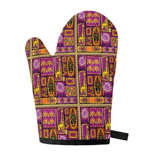 African Ethnic Tribal Inspired Print Single Oven Mitt