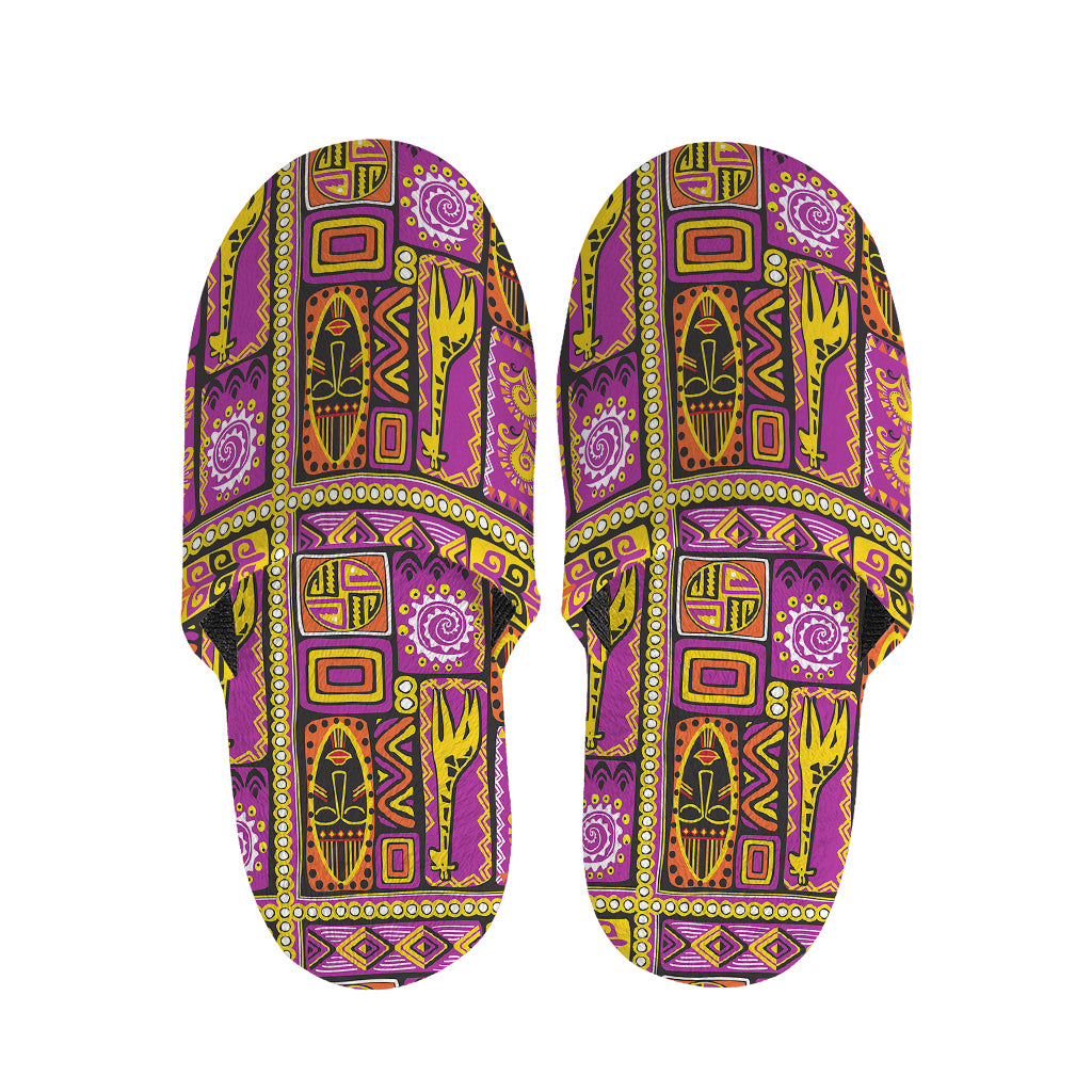 African Ethnic Tribal Inspired Print Slippers