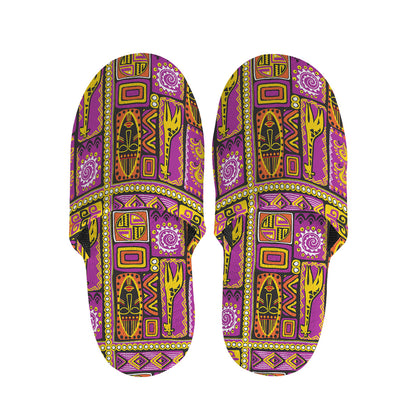 African Ethnic Tribal Inspired Print Slippers