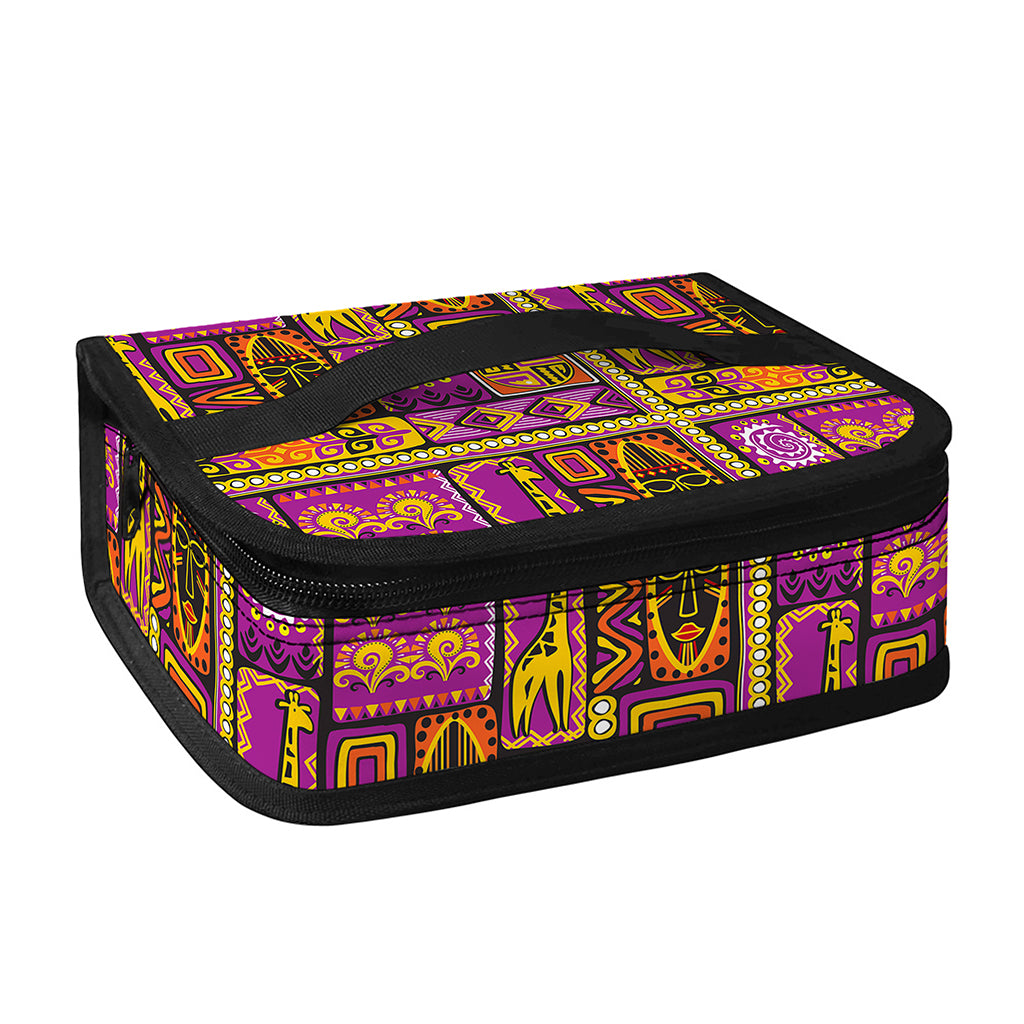 African Ethnic Tribal Inspired Print Small Lunch Bag