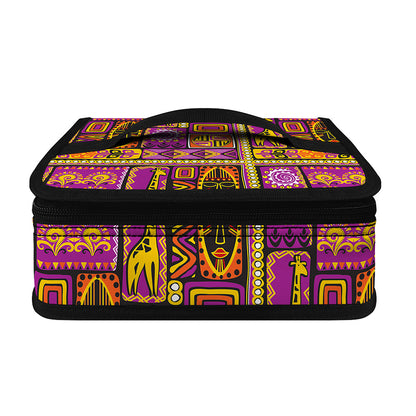 African Ethnic Tribal Inspired Print Small Lunch Bag
