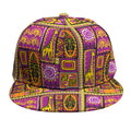 African Ethnic Tribal Inspired Print Snapback Cap