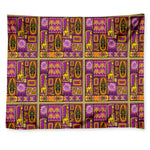 African Ethnic Tribal Inspired Print Tapestry