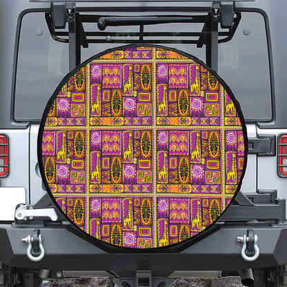 African Ethnic Tribal Inspired Print Tire Cover