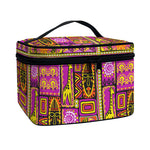 African Ethnic Tribal Inspired Print Travel Makeup Bag