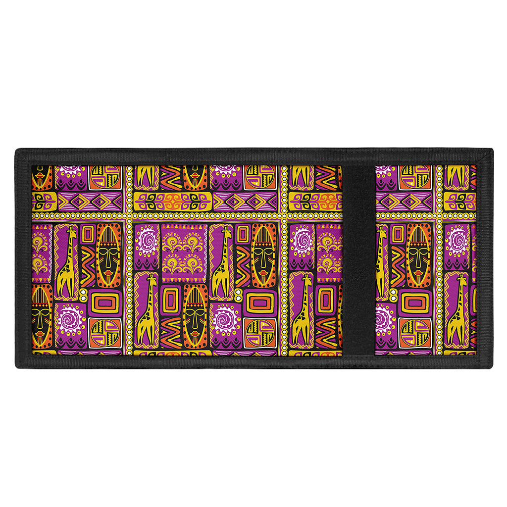 African Ethnic Tribal Inspired Print Trifold Wallet