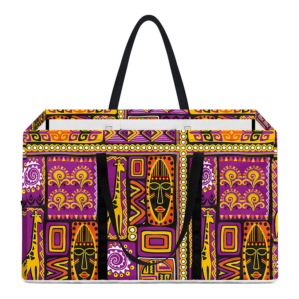 African Ethnic Tribal Inspired Print Utility Tote Bag
