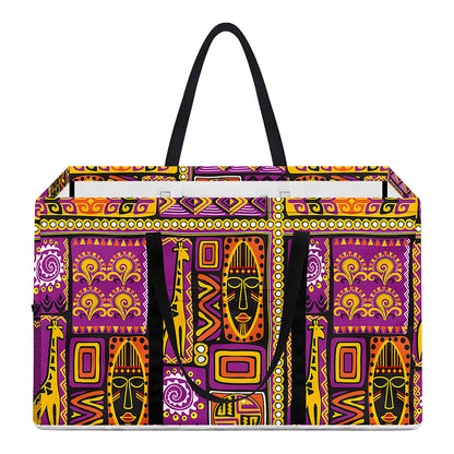 African Ethnic Tribal Inspired Print Utility Tote Bag