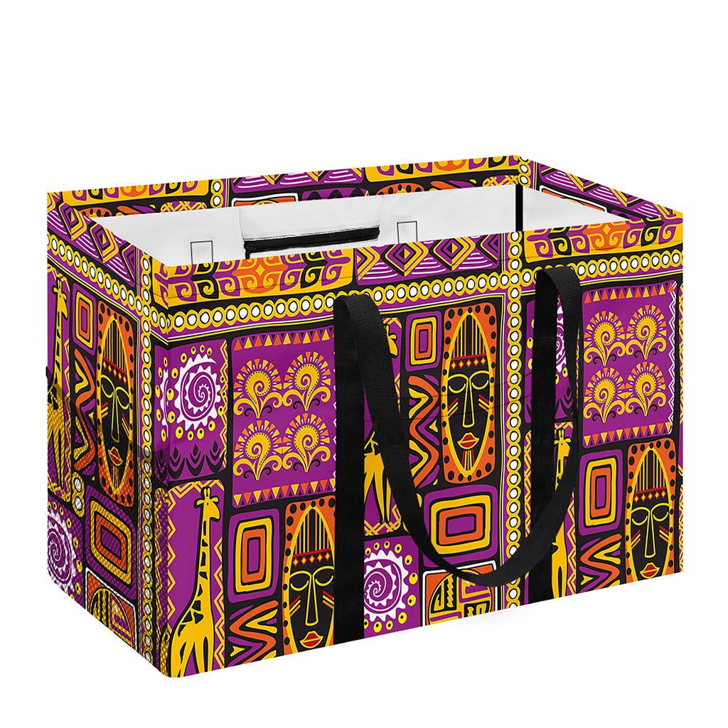 African Ethnic Tribal Inspired Print Utility Tote Bag