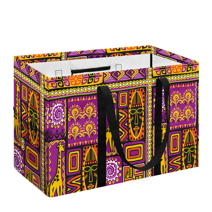 African Ethnic Tribal Inspired Print Utility Tote Bag