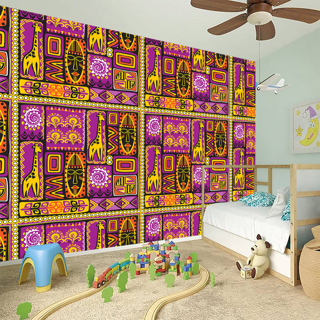 African Ethnic Tribal Inspired Print Wall Sticker