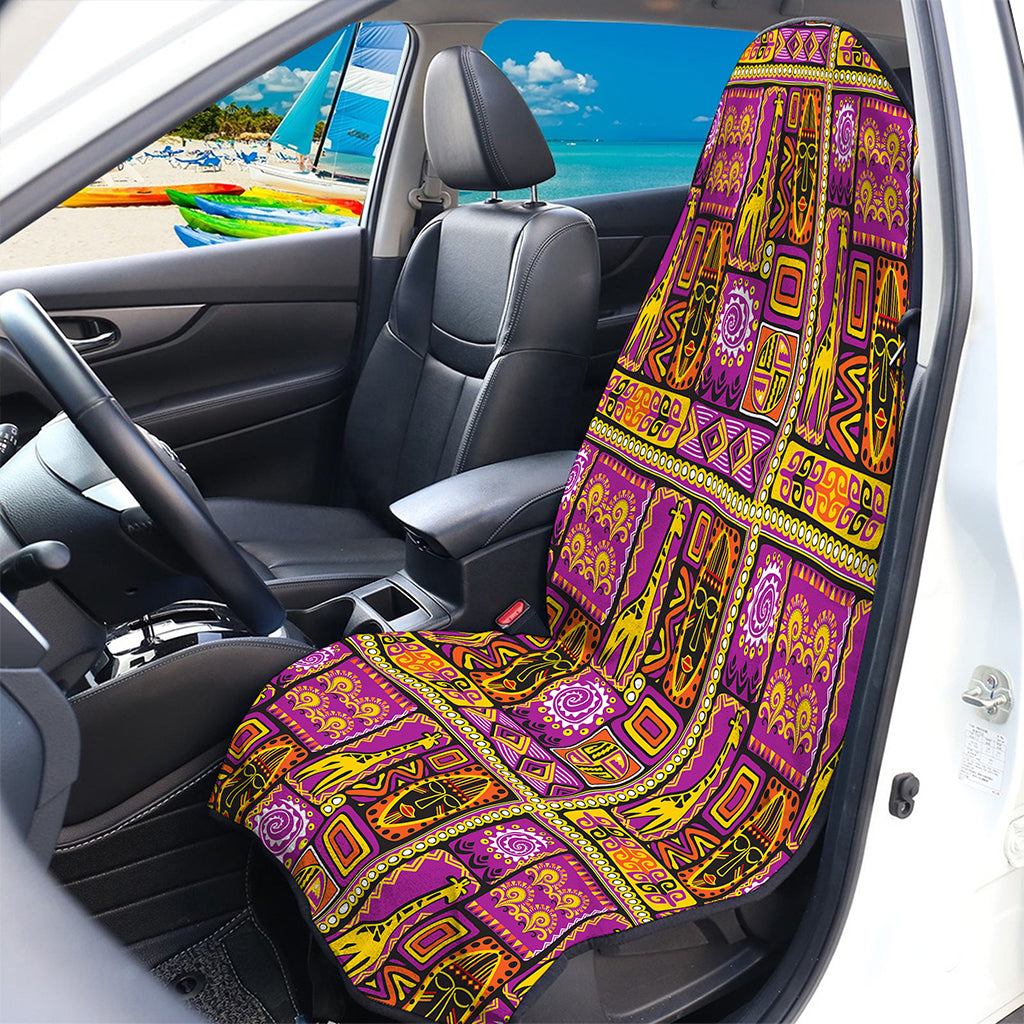 African Ethnic Tribal Inspired Print Waterproof Car Seat Cover