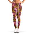 African Ethnic Tribal Inspired Print Women's Leggings