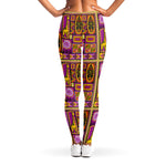 African Ethnic Tribal Inspired Print Women's Leggings