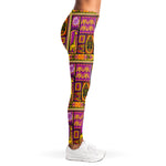 African Ethnic Tribal Inspired Print Women's Leggings