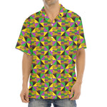 African Kente Pattern Print Aloha Shirt