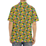 African Kente Pattern Print Aloha Shirt