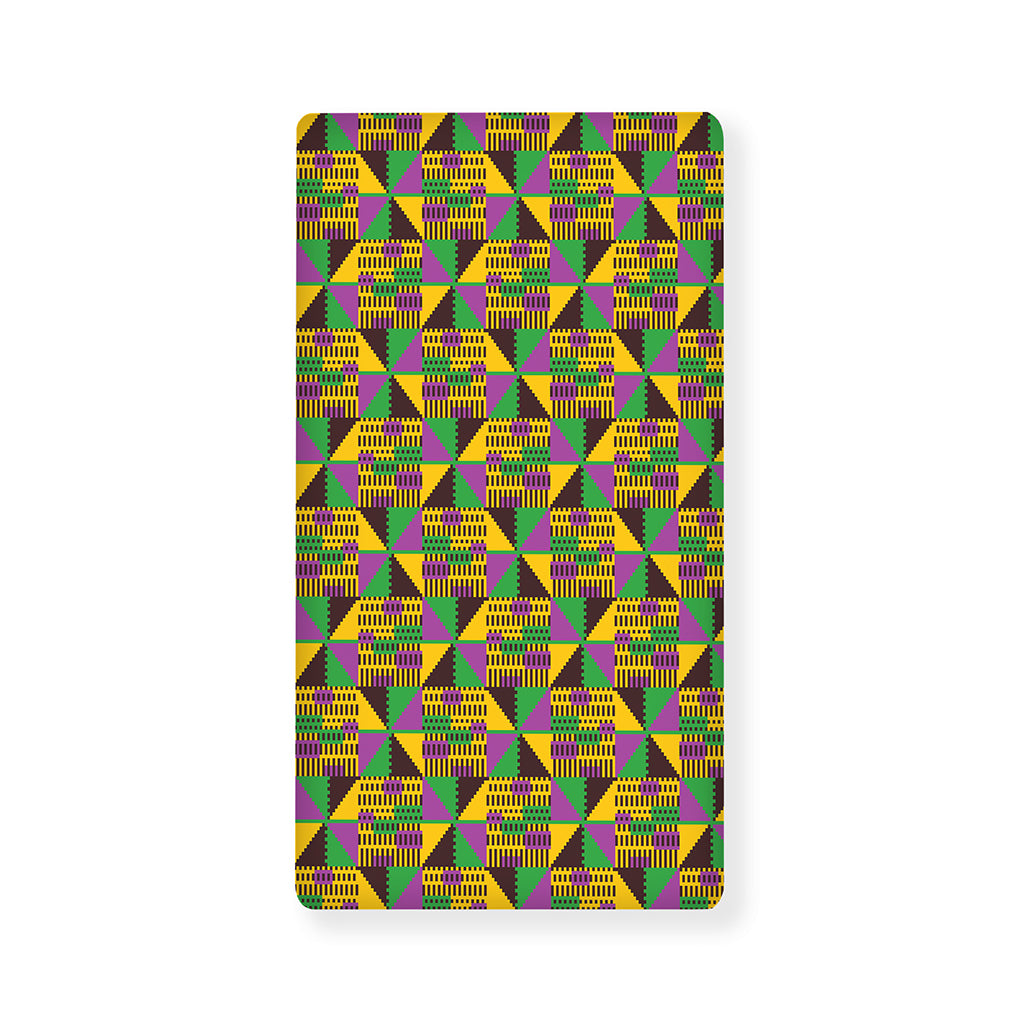 African Kente Pattern Print Baby Crib Sheet