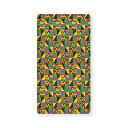 African Kente Pattern Print Baby Crib Sheet
