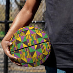 African Kente Pattern Print Basketball