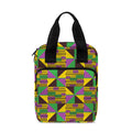 African Kente Pattern Print Bible Tote Bag