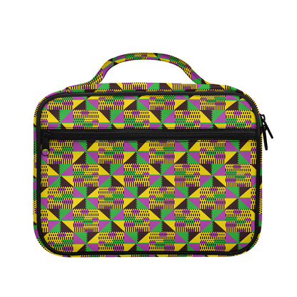 African Kente Pattern Print Briefcase Bible Bag