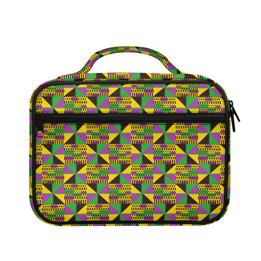 African Kente Pattern Print Briefcase Bible Bag