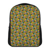 African Kente Pattern Print Casual Backpack