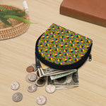 African Kente Pattern Print Coin Purse