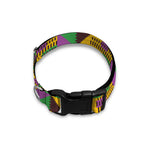 African Kente Pattern Print Dog Collar