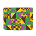 African Kente Pattern Print Drum Lamp Shade