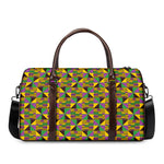 African Kente Pattern Print Duffle Bag