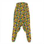 African Kente Pattern Print Hammer Pants