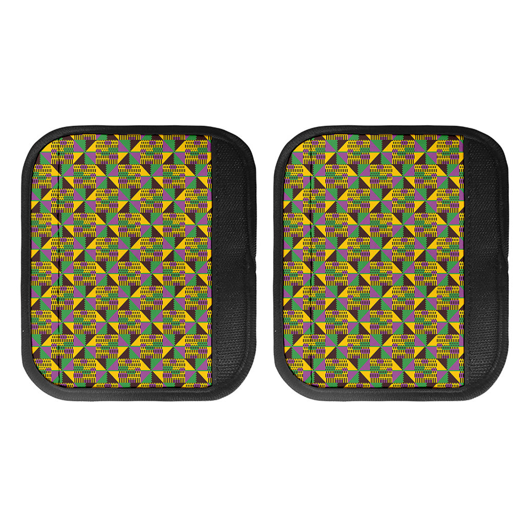African Kente Pattern Print Handle Covers